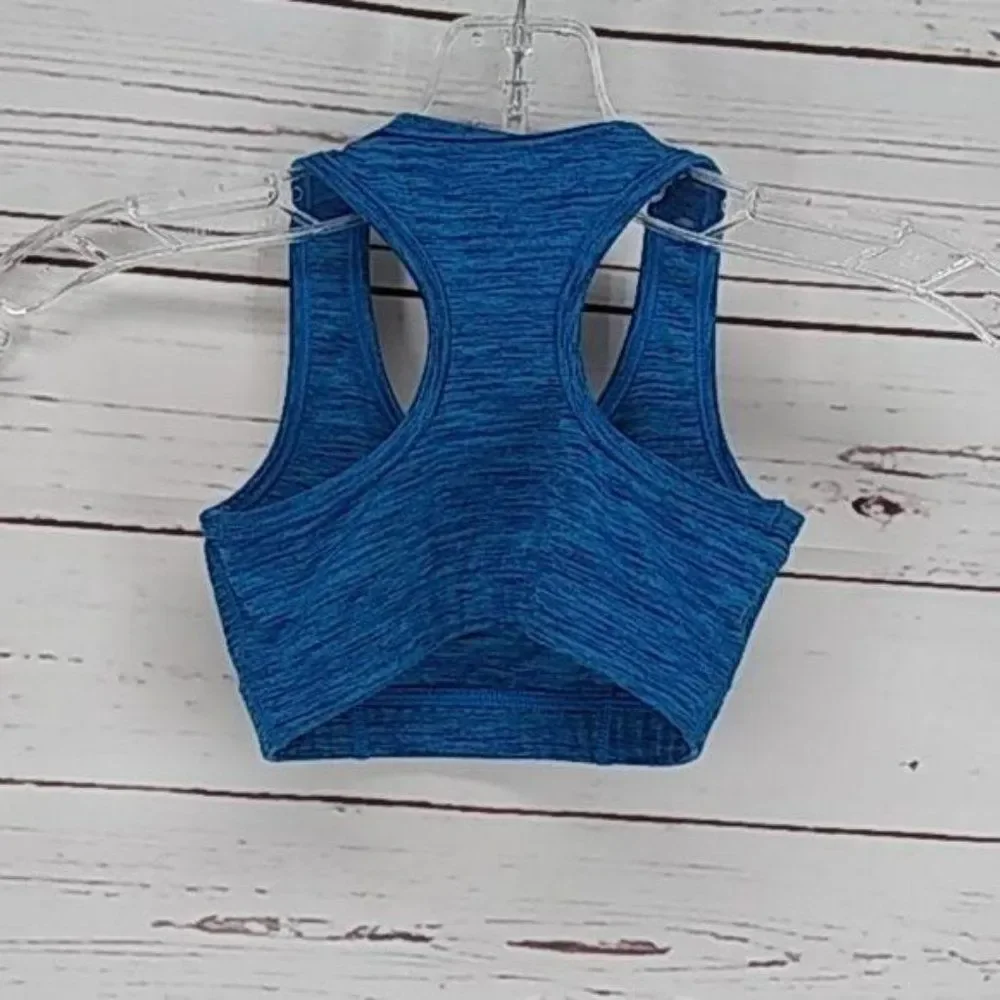BCG Tru‎ Wick blue size XS 6/6x girls Sports Bra